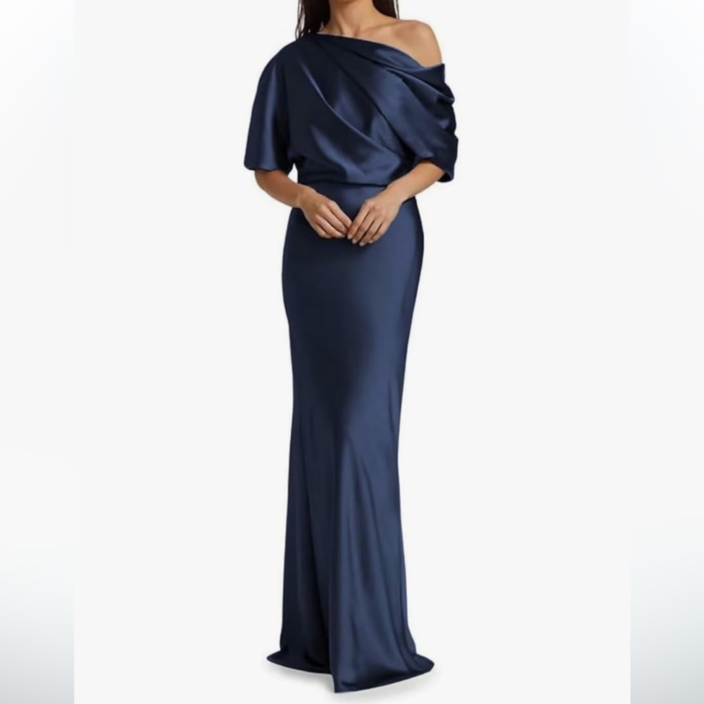 Navy blue formal dresss